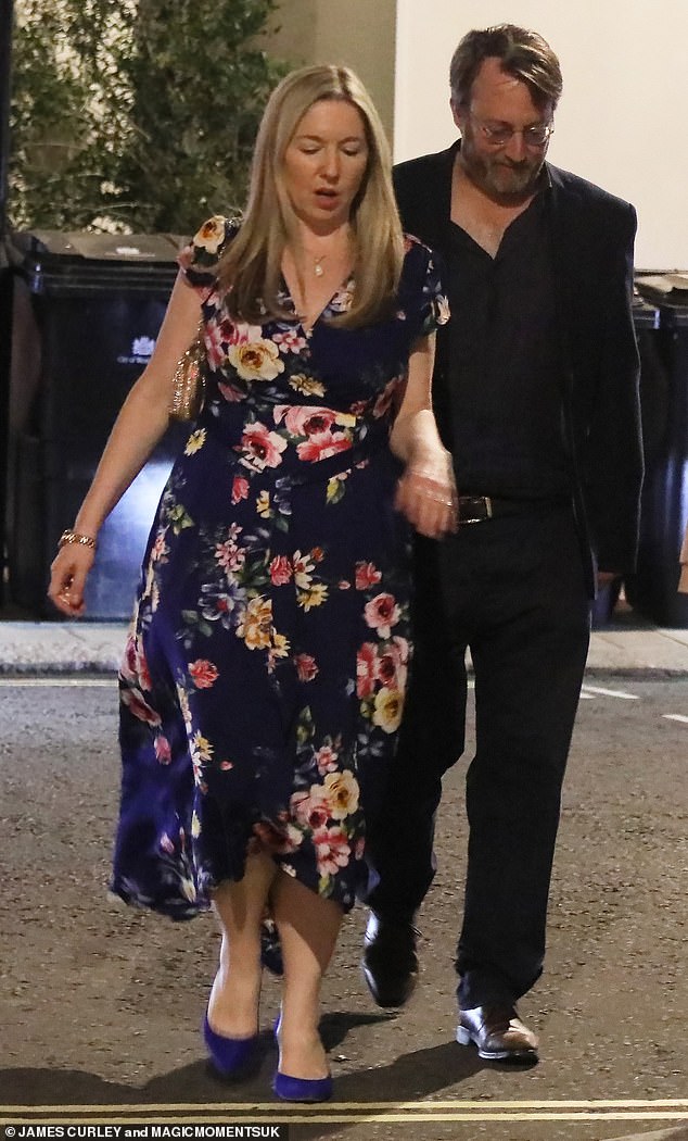 And they were enjoying a parenting-free night this week as they headed to the party which was also attended by the likes of Katherine Ryan and Claudia Winkleman.