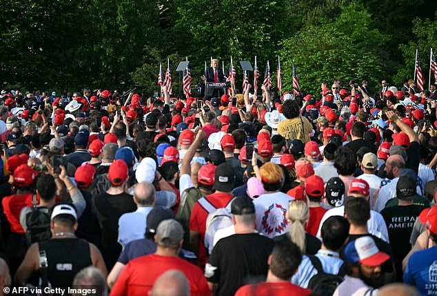 At the event, former President Trump drew an estimated crowd of 25,000 people to his rally in the Bronx on Thursday afternoon, with many of the attendees noted to be Black and Hispanic voters.