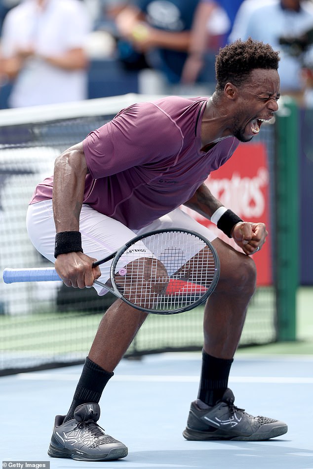 This was the ninth time in Monfils' career that he was able to defeat a top-three opponent.