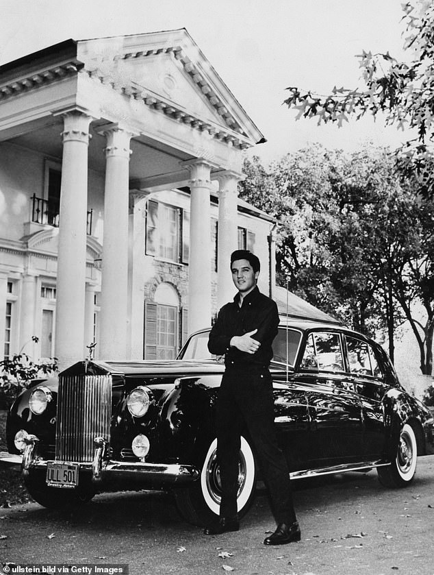 Graceland (bought by Elvis in 1957, photographed in 1977) was nearly foreclosed on by a fraudulent court-filed scheme claiming millions of dollars.