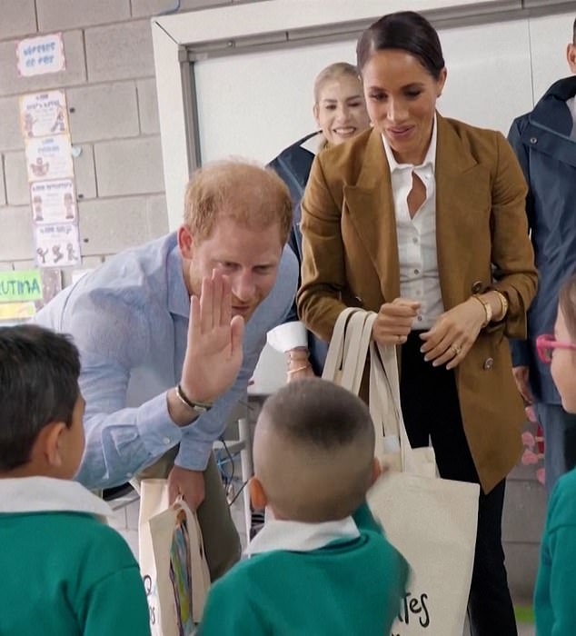 The whole school prepared special moments for the arrival of the Duke and Duchess, including performances throughout the school grounds.