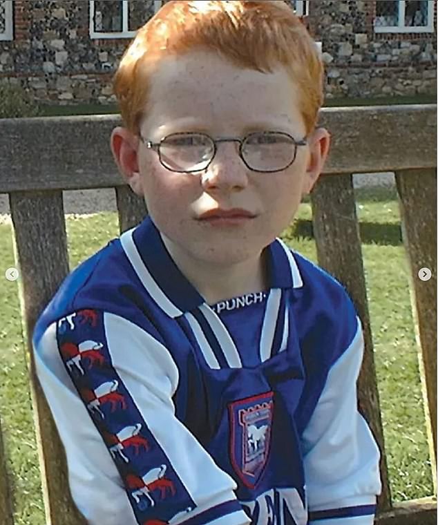 Sheeran has been a supporter of Ipswich Town since he was a child.