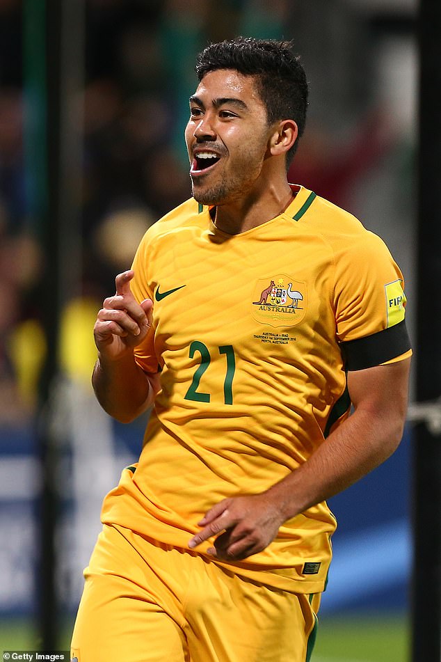 Former Socceroos star Massimo Luongo plays for Ipswich Town and will be able to rub shoulders with the pop icon.