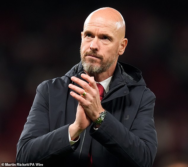 Erik ten Hag's side looked to be heading for a draw after a series of major errors in the game.