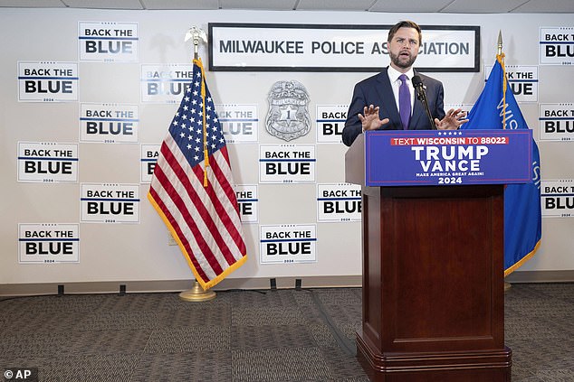 On Friday, Vance received the endorsement of the Milwaukee Police Association.