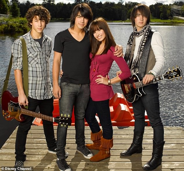 Demi was 15 and Alyson was 14 when Camp Rock first aired on Disney Channel in 2008, with the two starring alongside the Jonas Brothers; Demi and the Jonas Brothers appear in the film.