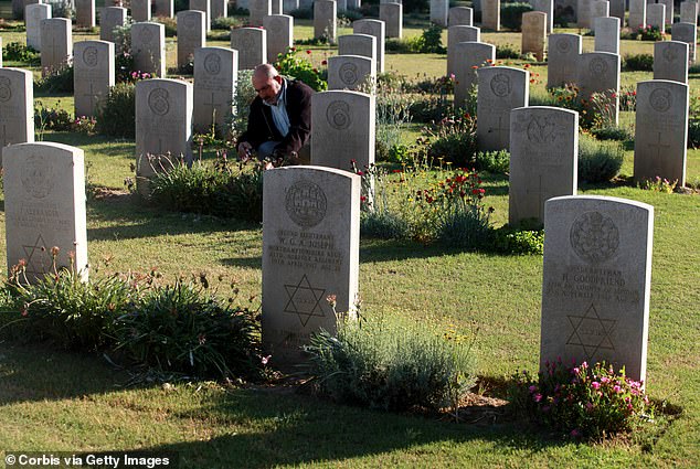 More than 3,000 Commonwealth veterans of World War I and II are buried in Gaza following the conflict with the Ottomans (pictured)