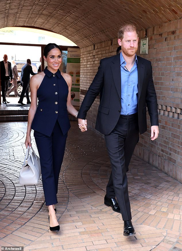 The Sussexes have arrived in Colombia, landing in the capital Bogotá for their four-day royal tour, three months after their visit to Nigeria.