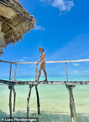 Luca in Kiribati, an island in the middle of the Pacific Ocean. He says: 