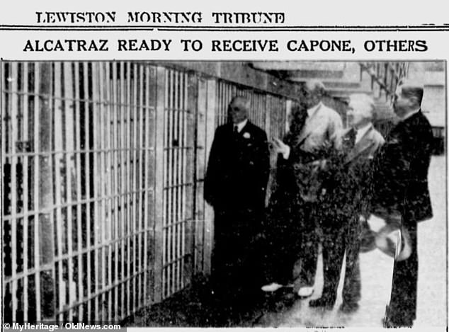 The Lewiston Morning Tribune article from August 20, 1934 reported on how Alcatraz was preparing for the arrival of Capone and the other prisoners.