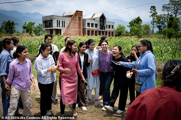 I met Rikita, Rejina and Sumina at a Girls' Empowerment Program panel in Nawalpur, Nepal.