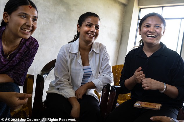 In my last days in Nepal, I met Rejina at another organization: she was getting a visa to travel to a conference in Bangkok to present business ideas about creating sustainable clothing made from hay.