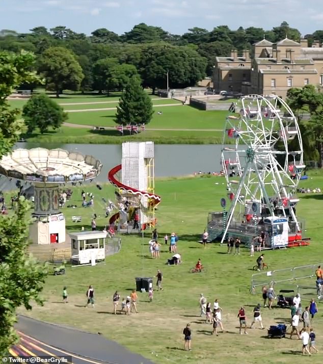 The Gone Wild festival at Holkham Hall, Norfolk (pictured) caters for 640 children each day