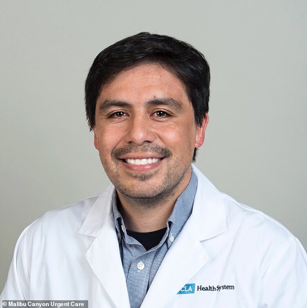 The doctors, Dr. Mark Chavez and Dr. Salvador Plasencia (pictured), still have active medical licenses after they were charged with 'conspiring to supply ketamine' to the late Friends star, who suffered a fatal overdose in October 2023.