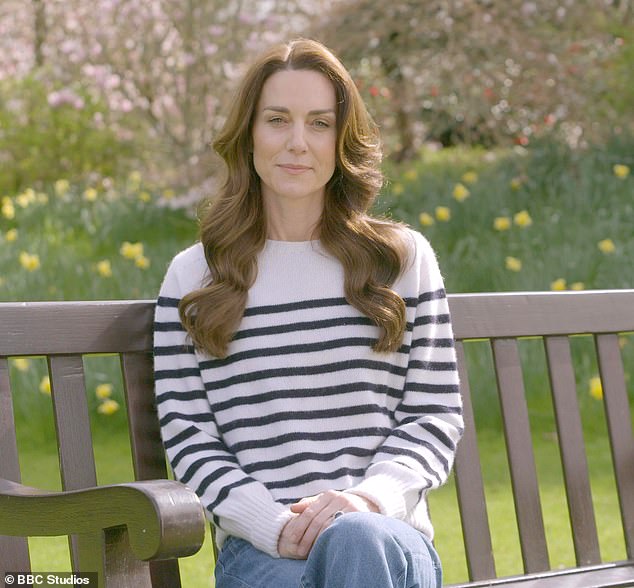 Sitting on a bench in Windsor, surrounded by spring flowers, the Princess of Wales revealed to the world that she has cancer.