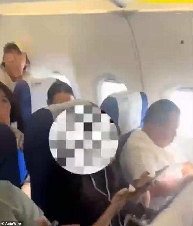 At one point, he began ignoring the cabin crew and started playing with his cell phone.