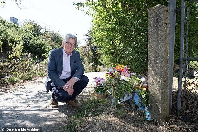 Robert Hardman visits the spot where Anita was found unconscious by a cyclist on a public footpath near Rectory Lane