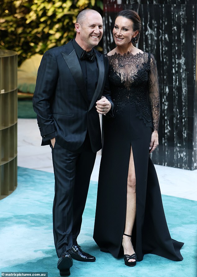 Sylvie, who has been married to the breakfast show host for almost 30 years, stunned attendees in an elegant floor-length party dress.