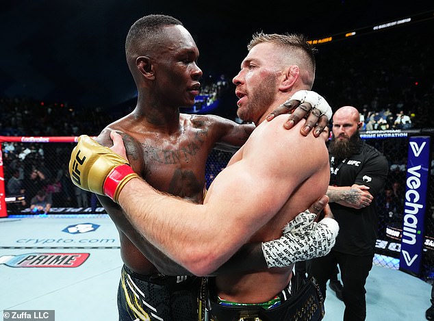 They had spent years throwing barbs at each other, but the two African-born fighters praised each other at the end of the fight.