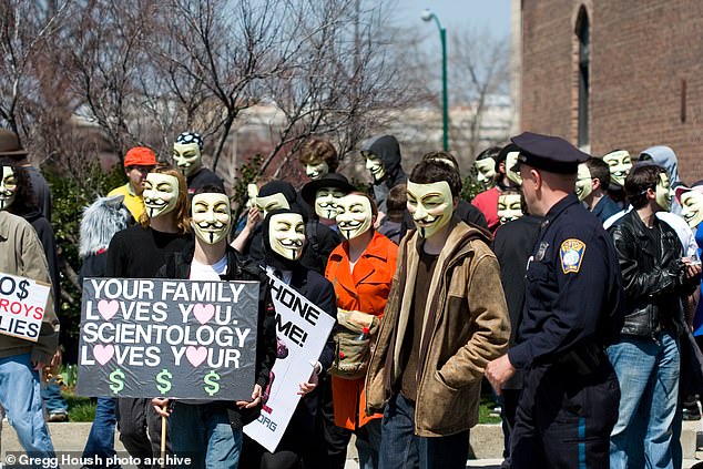 The organization's first major foray into hacktivism came in its war against the Scientology religion, after a video of Tom Cruise promoting the group was posted online in 2008.