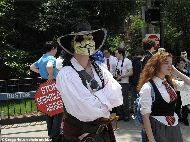 Housh called costume shops to find the cheapest mask that people around the world could afford to protect their anonymity and discovered they all had one thing in common: Guy Fawkes from the movie 