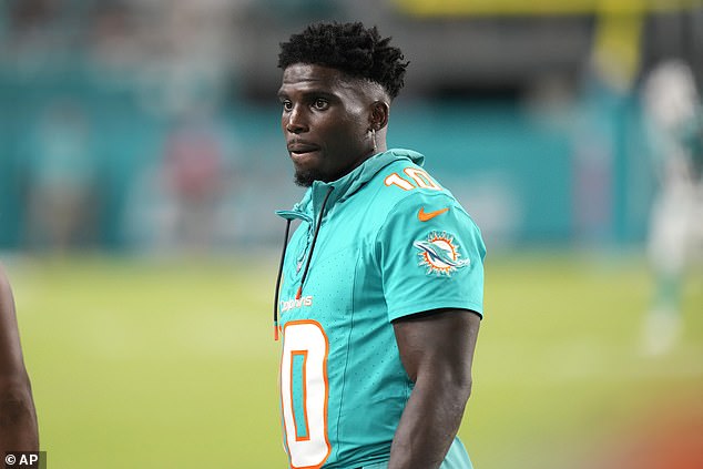 Hill signed a new contract with the Miami Dolphins earlier this month worth $90 million.