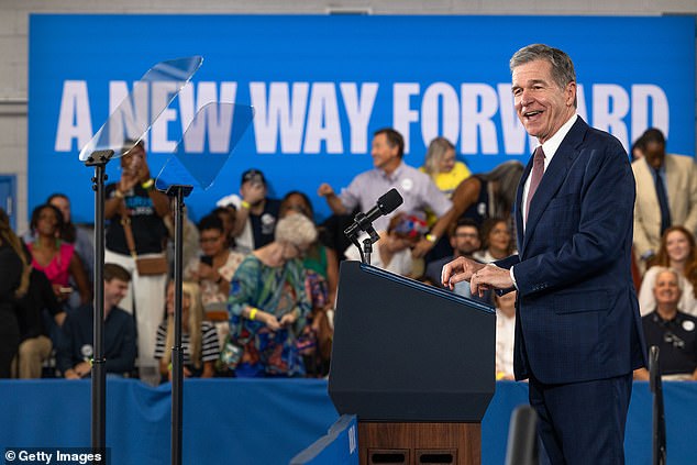 North Carolina Democratic Gov. Roy Cooper said Friday that he had 