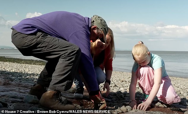 Similar dinosaur bones were found on the other side of the Bristol Channel