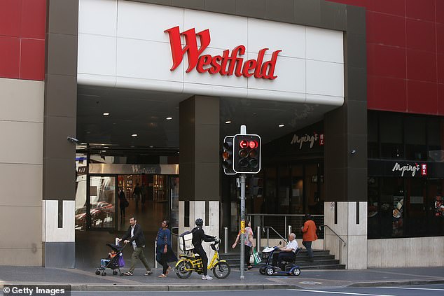 The alleged crime spree took place at Westfield Parramatta on Saturday morning.