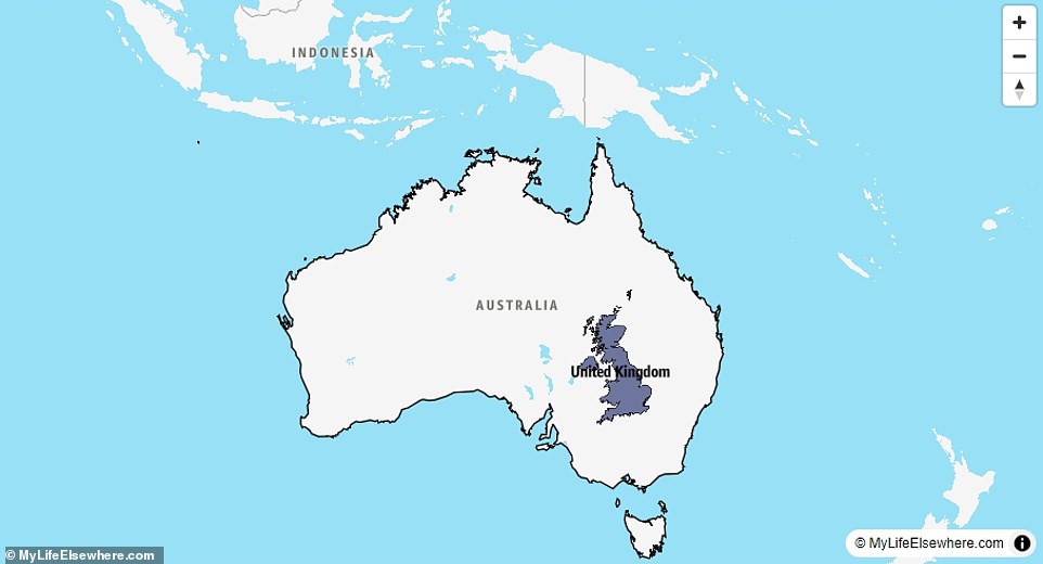 Australia is huge: it covers 7,741,220 square kilometres, making it 32 times larger than the UK.