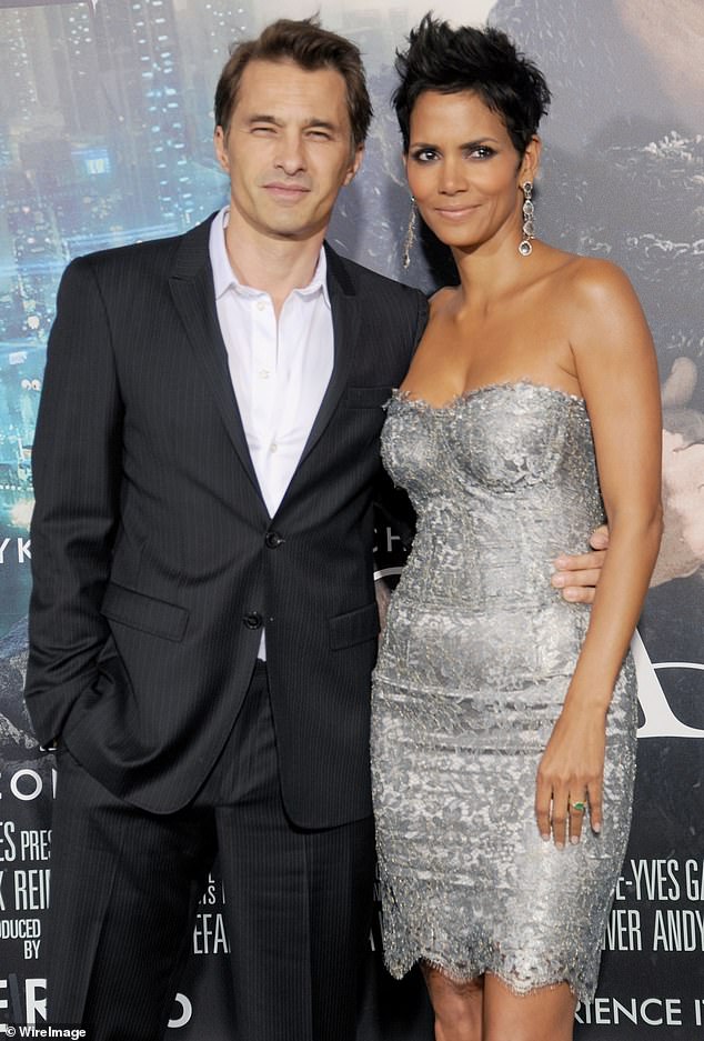 Halle and Olivier are pictured here in 2012 attending the premiere of their film Cloud Atlas at Grauman's Chinese Theatre in Hollywood.