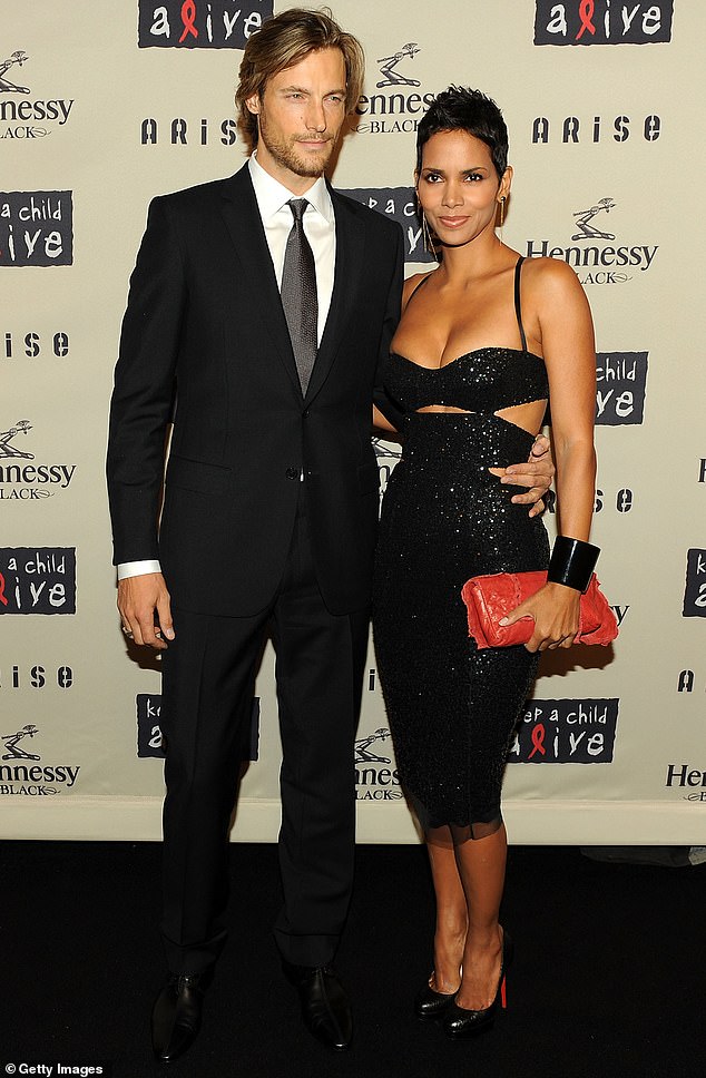 Halle and Gabriel are pictured together in 2009 attending the Keep A Child Alive Black Ball at the famous Hammerstein Ballroom in New York City.