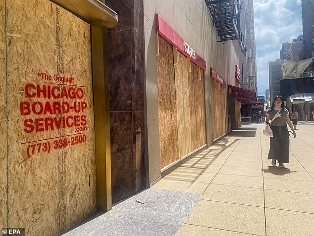 In anticipation of protests ahead of the Democratic National Convention, businesses across the city have closed their doors to survive a potentially crime-ridden week.