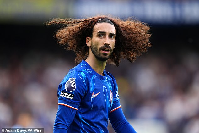 Marc Cucurella enjoyed the summer, but Haaland ignored him too easily for the first goal.