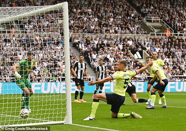 The goal brought both the team and the fans back to life at St James' Park after a lacklustre first 45 minutes.