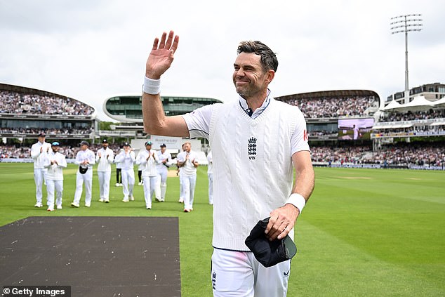 One moment you have to put your arm around a rookie and the next you have to be brutal enough to tell a legend that his career is over (Jimmy Anderson pictured)