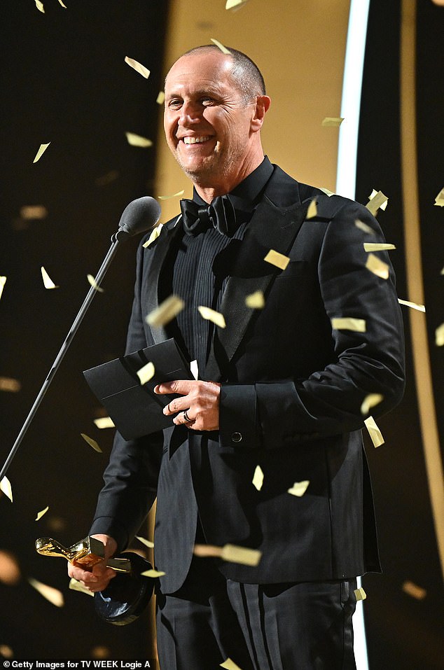 Larry had the audience laughing out loud during his Gold Logie speech, as he joked that he was 