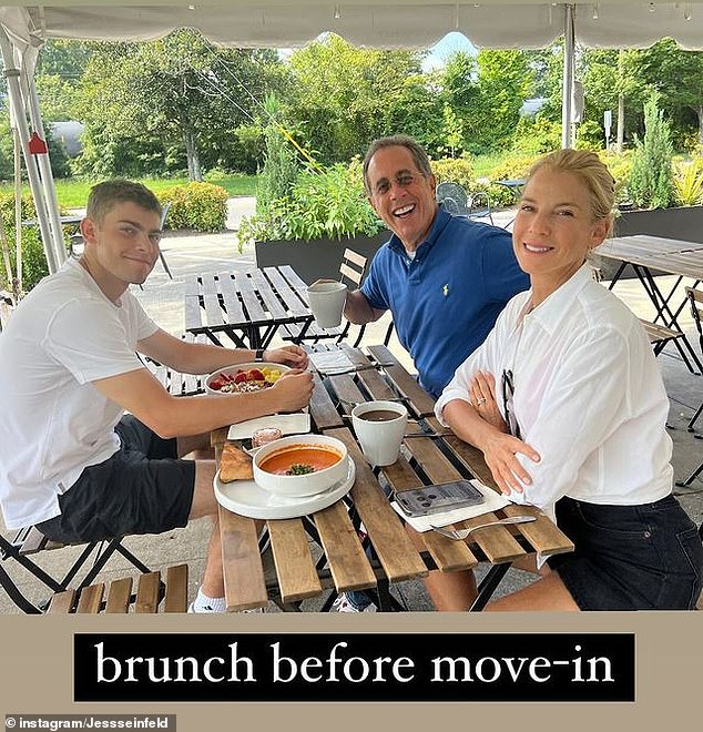 The weekend festivities at Duke University also included a brunch before Shepherd moved in.