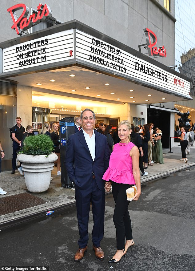 Jerry and Jessica celebrated the premiere of Daughters when they attended the Netflix premiere on August 7 at The Paris Theatre in New York City.