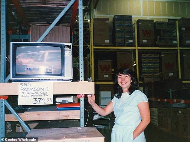 Longtime Costco executive Cynthia Glaser, pictured at the grand opening in 1983