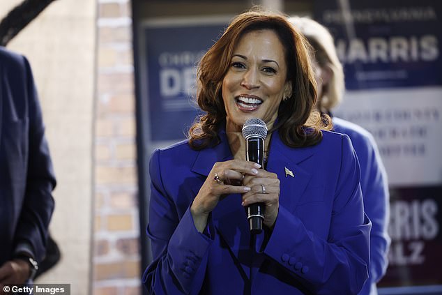 The latest Real Clear Politics polling average shows Harris with a 1.4 percent lead over Trump.