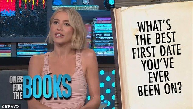 During a Q&A segment of 'One For The Books,' Julianne was asked about her best first date.