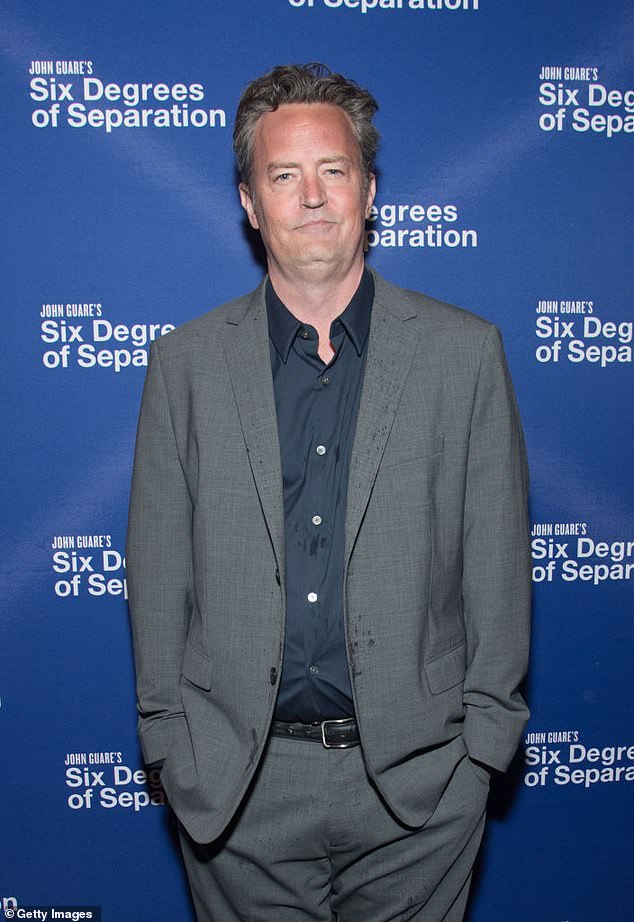 Matthew Perry died at the age of 54 in October last year due to a ketamine overdose.