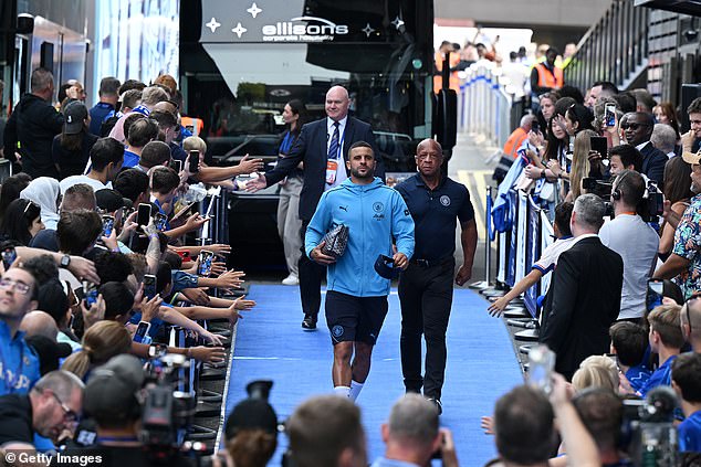 Kyle Walker is among a pair of Manchester City players attracting interest from Saudi Arabia