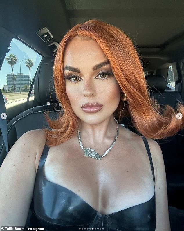 Tallia also took to her Instagram Stories to share a glimpse of the process of turning her red hair back to blonde, explaining that it took six hours.