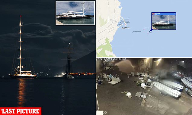 1724057564 893 Yacht capsizes in Sicily LIVE British passengers missing after tornado