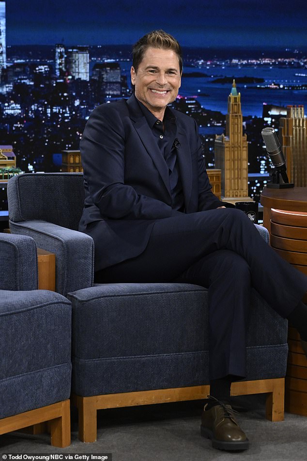 Lowe, pictured in July on The Tonight Show, said making the film with the young cast and acclaimed filmmaker 