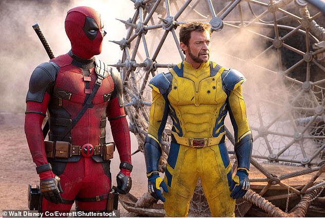 The star says Marvel is to blame and mentioned Ryan Reynolds and Hugh Jackman (pictured) in Deadpool & Wolverine as an example.