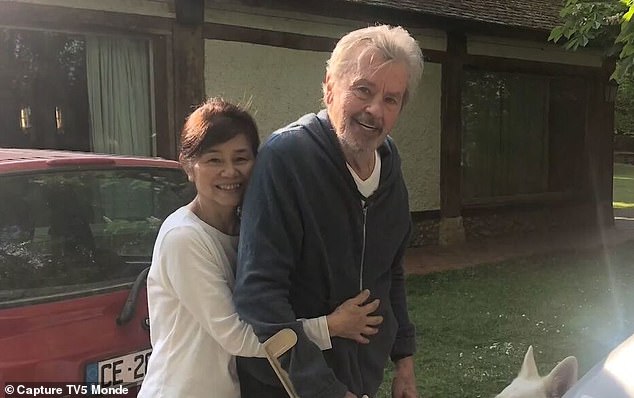 Housewife or mistress? Hiromi Rollin sparked a family feud after she claimed she had enjoyed an intimate relationship with Delon since the late 1980s, but her children insisted she was merely a paid domestic worker.