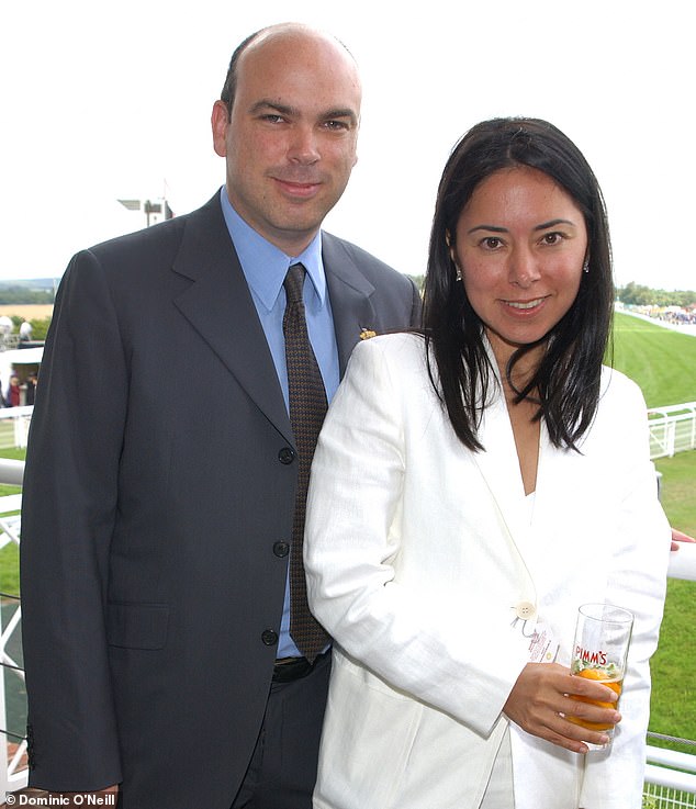 Mr Lynch's wife, Angela Bacares (right), was among fifteen people rescued from the yacht.